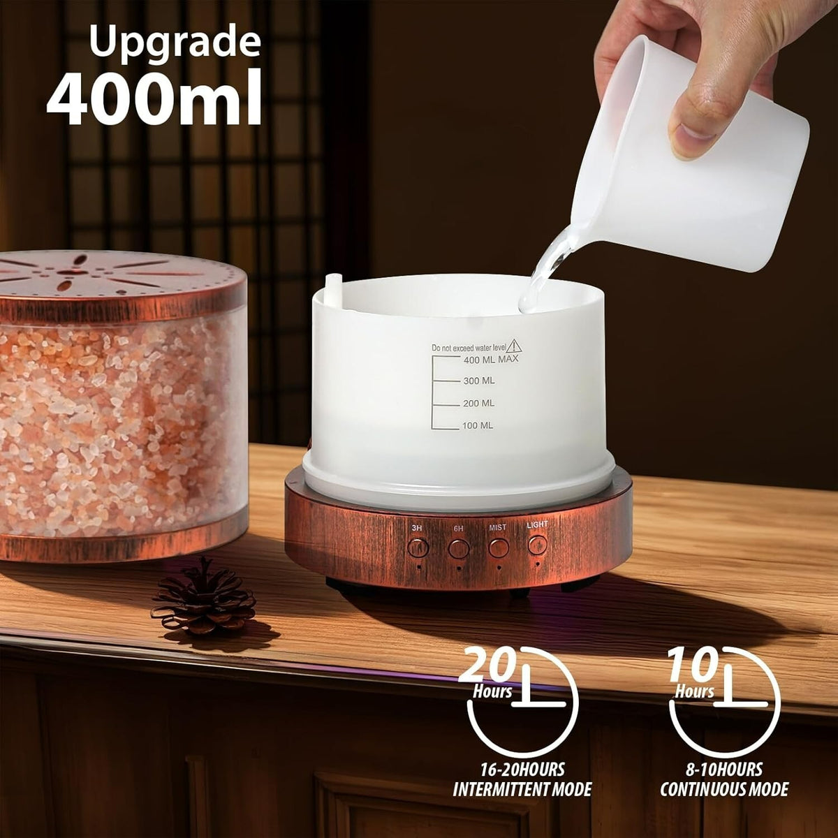 Himalayan Salt Lamp/Ultrasonic Diffuser