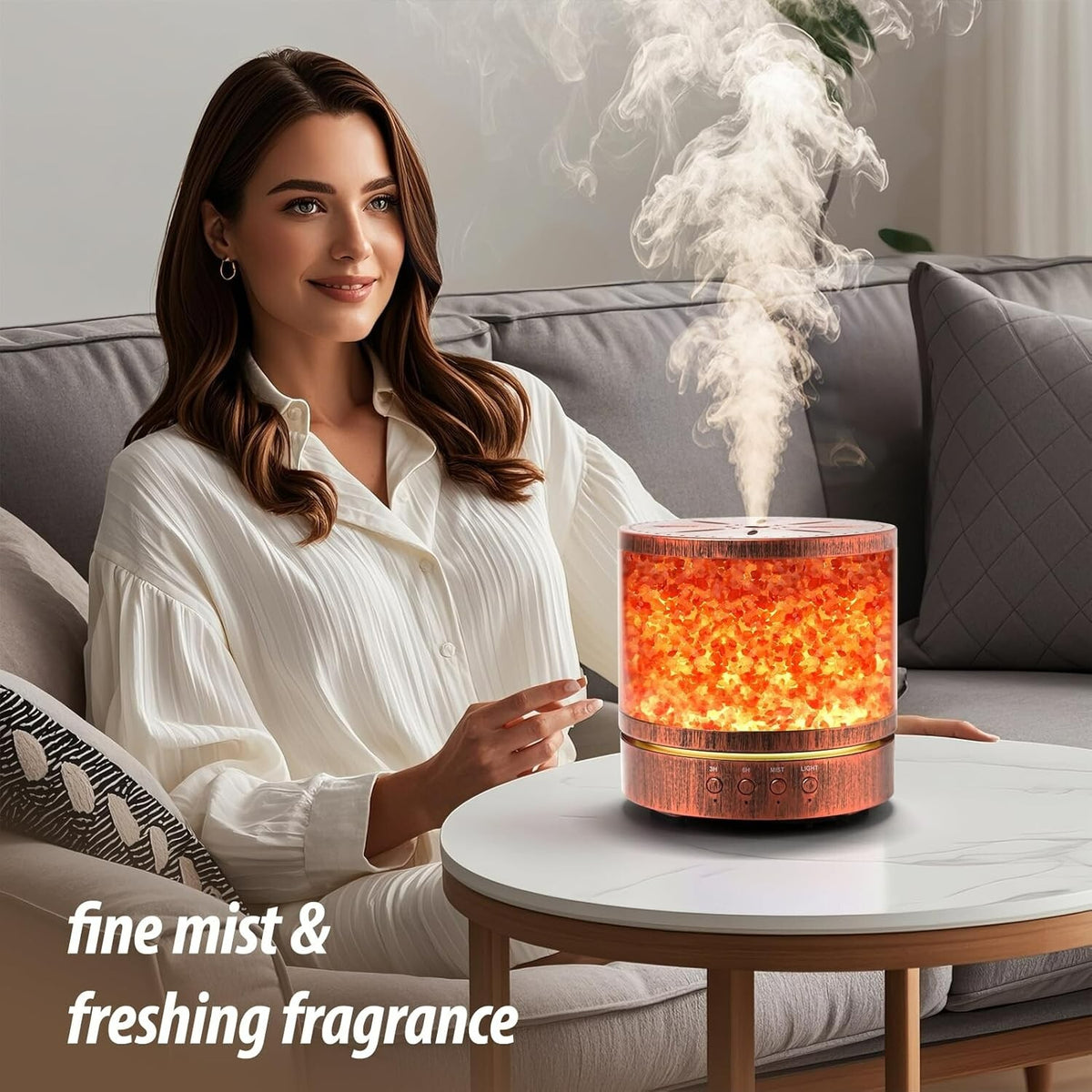 Himalayan Salt Lamp/Ultrasonic Diffuser