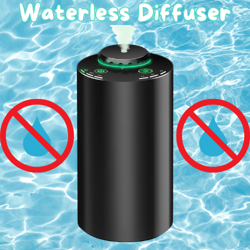 WATERLESS Essential Oil Diffuser, BRAND NEW TECHNOLOGY, Only Needs Essential Oil