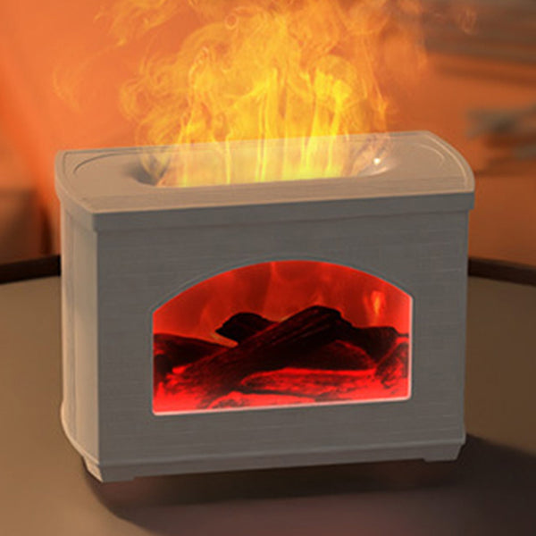 Simulated Fireplace Diffuser Flame Effect Essential Oil Diffuser
