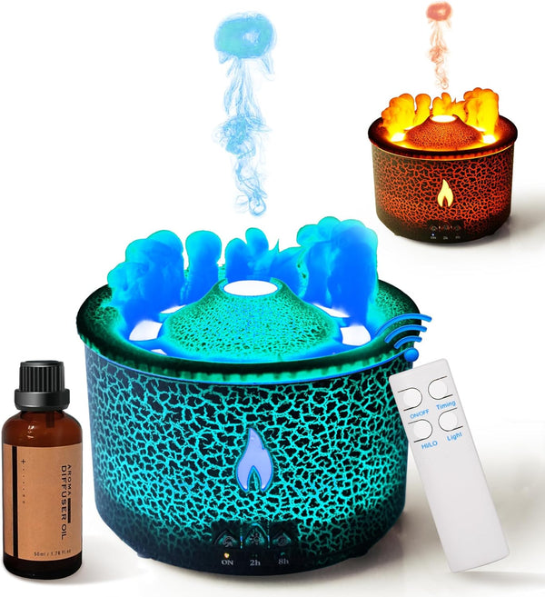 Aroma Essential Oil, Volcano and Flame Diffuser/for Home