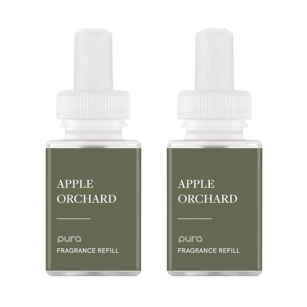 Apple Orchard - Home Fragrance Bottle for Pura Smart Diffusers - up to 120-Hours per Bottle (2-Pack) 