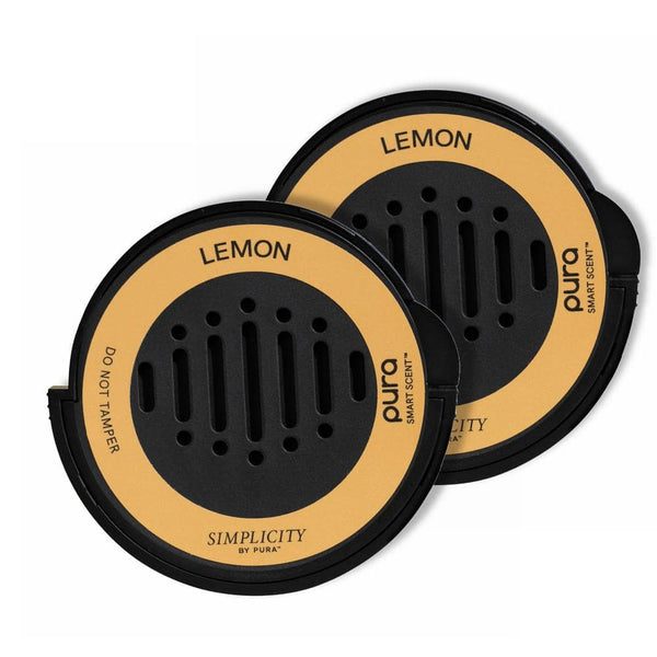 Lemon by Pura - Fragrances for Car Diffuser -Long Lasting Scent for Your Car - 2-Pack