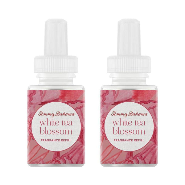White Tea Blossom by Tommy Bahama X Pura - Fragrance Bottles for Smart Fragrance Diffusers - (2-Pack)